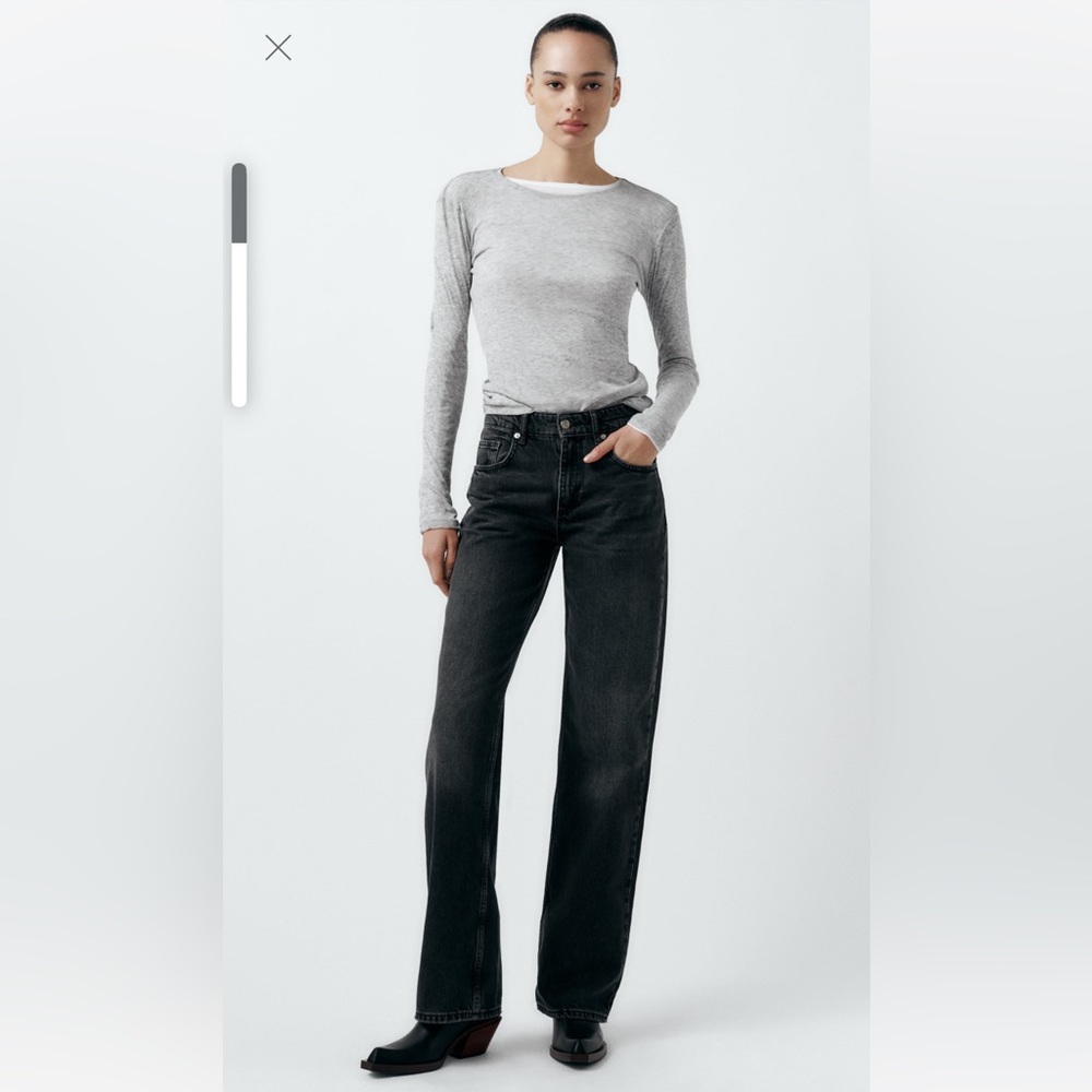 Zara High Rise Black Jeans - Picture 11 of 11